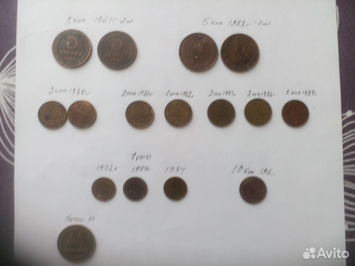 Продаются монеты СССР и РФ