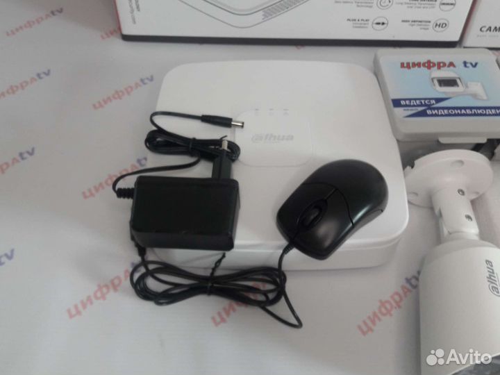 Видеонаблюдение 4Мп регистратор Dahua 8 камер