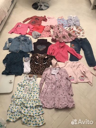 Пакет вещей на девочку 4-6 лет