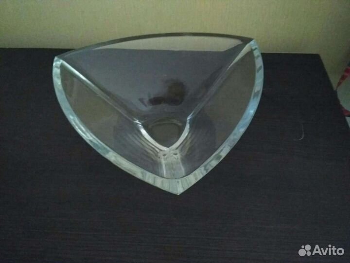 Хрустальная ваза богемия