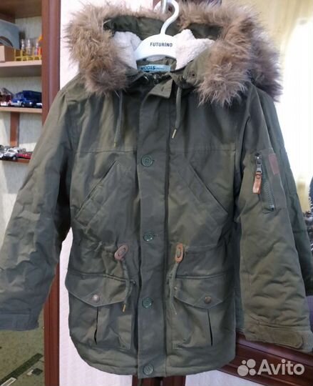 Парка для мальчика 128-134