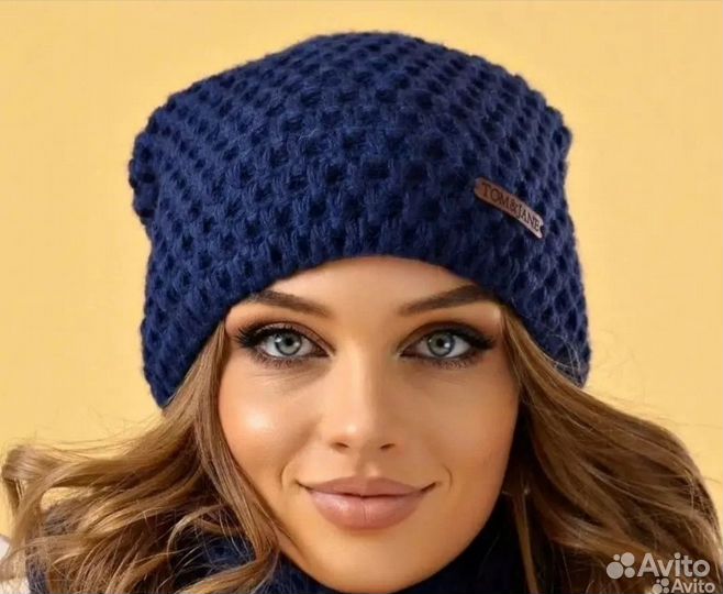 Шапка женская вязаная