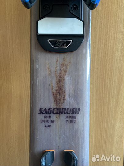 Горные лыжи Scott SageBrush, 178 рост, 100 талия