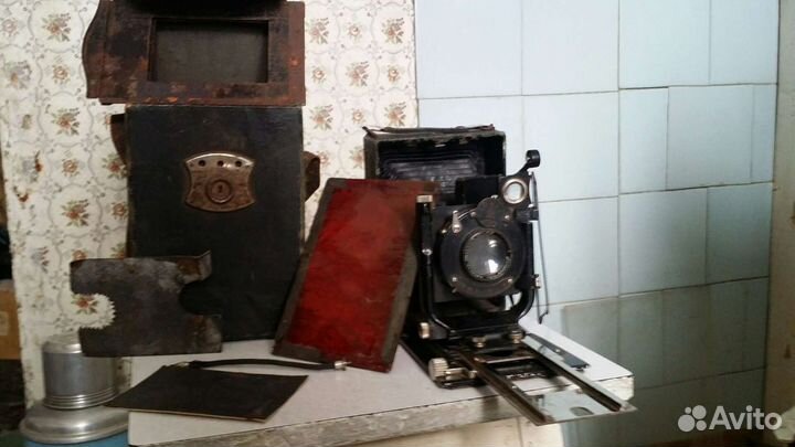 Раритет.Старинный фотоаппарат со всеми деталями к