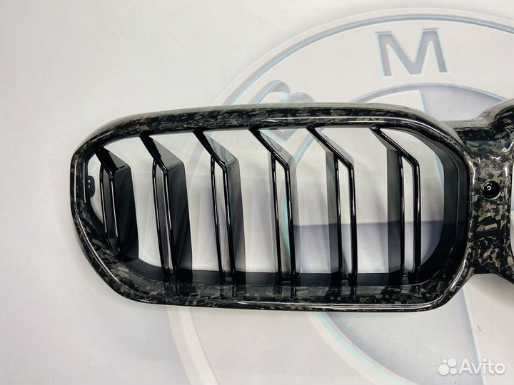 Решетка радиатора BMW 5 G30 M-стиль кованый карбон
