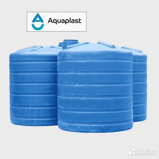 Бак пластиковый пищевой 10 кубов (вертикальный)