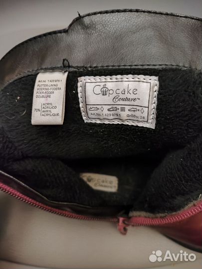 Ботинки осень для девочки 28