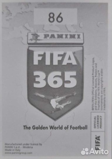 Наклейки panini fifa 365
