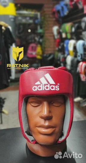 Шлем боксерский Adidas aiba кожа