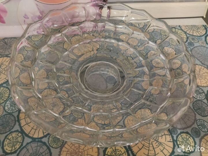 Ваза на ножке гхз СССР