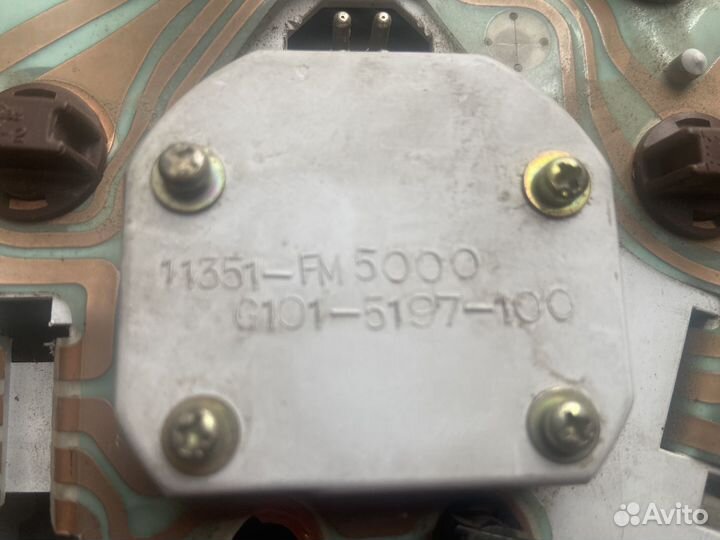 Комбинация приборов nissan