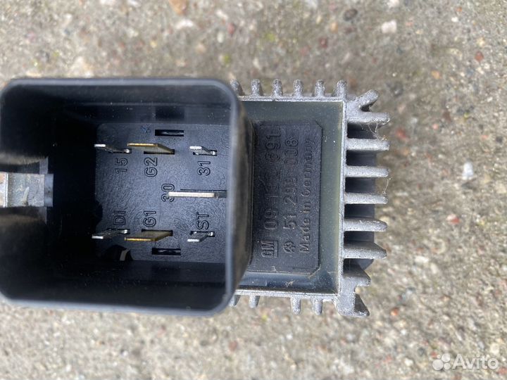 Реле свечей накала Опель Астра 1.7 D 2003 г