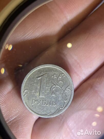 Монета 1 рубль 2008 спмд