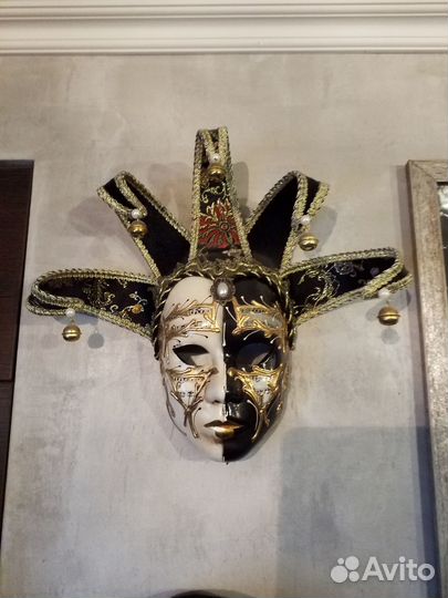 Маска карнавальная венецианская