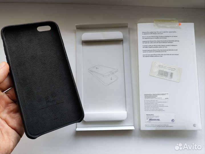 Чехол кожаный iPhone 6 plus/6s plus (оригинал)