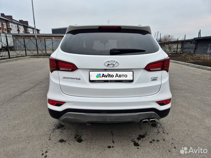 Hyundai Santa Fe 2.2 AT, 2017, 120 000 км