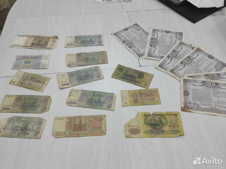 Банкноты СССР, Польша, Британия, Болгария и др