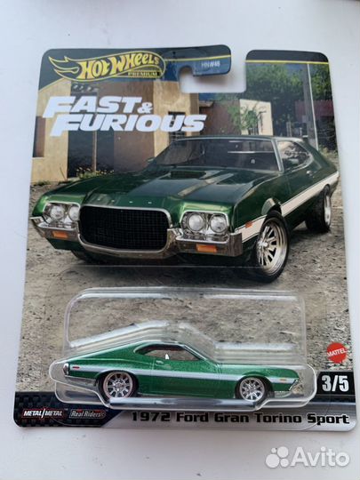 Hot Wheels Premium Fast and Furious