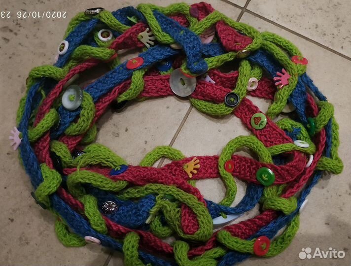 Шарф снуд ручная работа