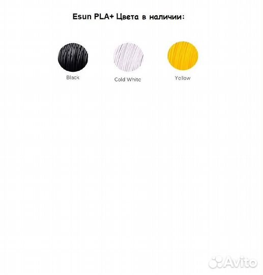 Esun Pla+ пластик (филамент) для 3D-печати 15м