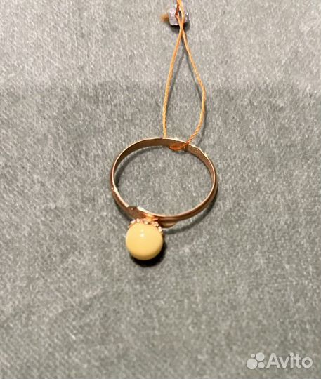 Новый комплект из золота серьги кольцо кулон