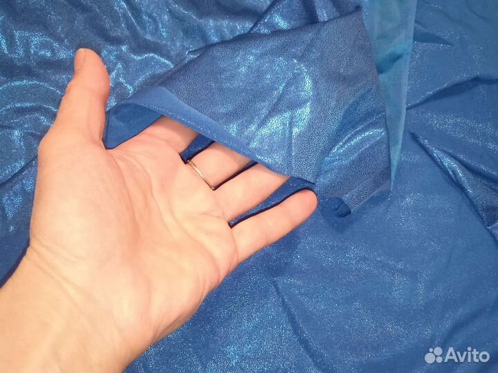 Ткань трикотаж с блеском отрез