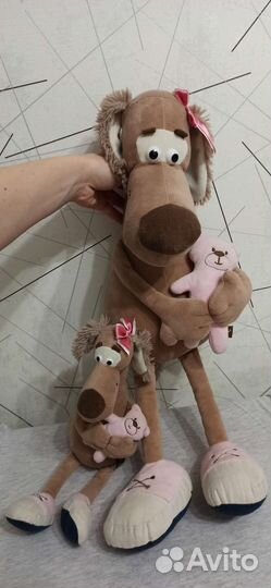 Мягкие игрушки две собаки