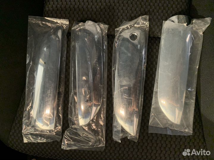 Хром накладки на ручки Honda Fit