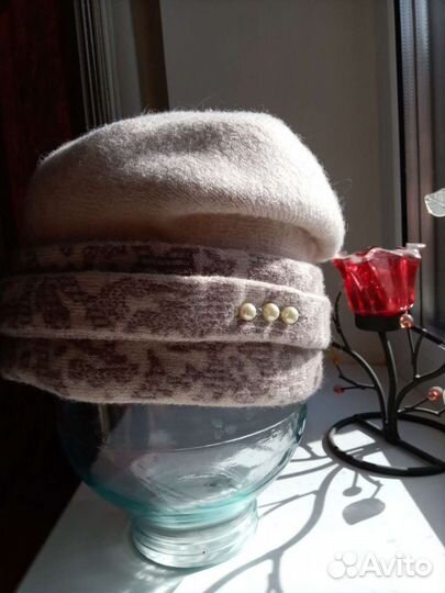 Меховые шапки ушанки.Вязаный зимний берет