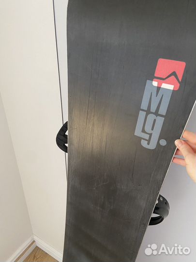 Сноуборд Nidecker 168 с креплениями burton custom