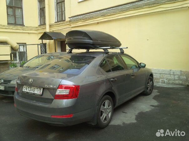 Автобокс Ветлан 430 черный на Nissan Pixo