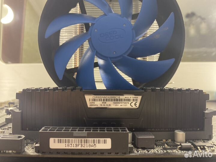 Intel Core i5 6600k + Asus Prime B250M-K