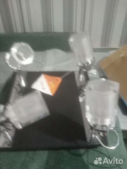 Светильник потолочный светодиодный новый нерж.хрус