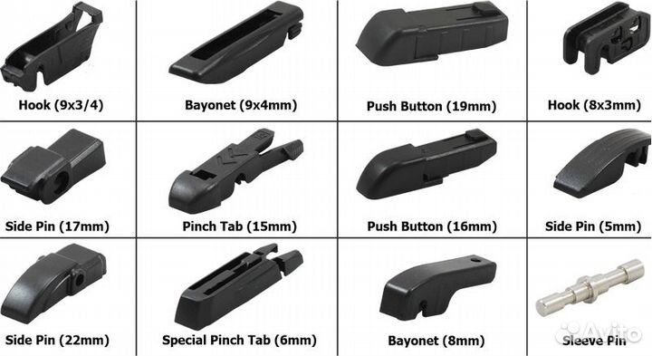 Щётка стеклоочистителя каркасная 650мм