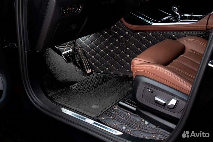 3D Коврики Ford Explorer 5 Escape 3 Экокожа