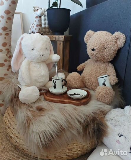 Игрушка hm home мишка зайка zara home h&m