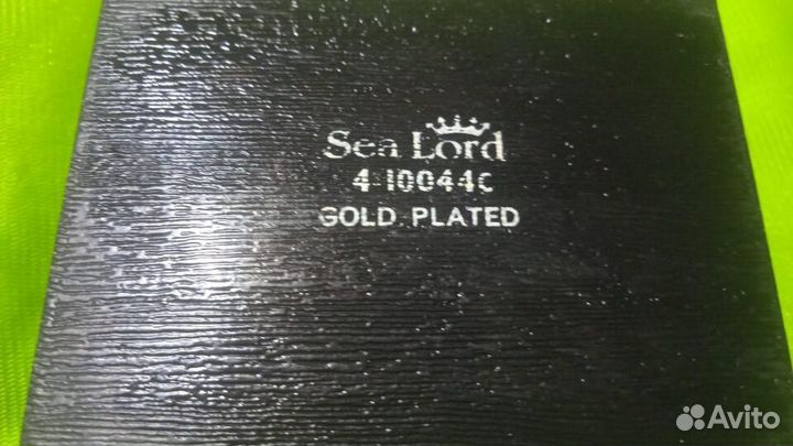 Запонки винтаж СССР позолота