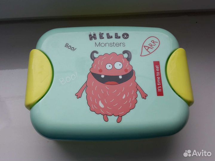 Контейнер для еды детский с монстром