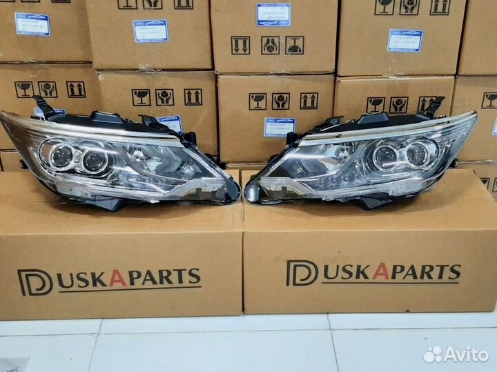 Фары на toyota camry 55