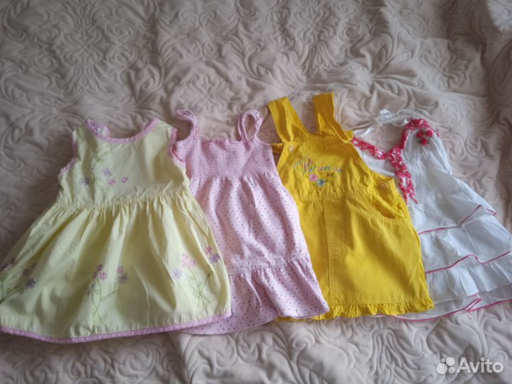 Вещи пакетом для девочки 80-86