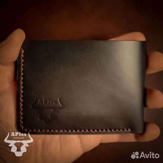 Кошелек из натуральной кожи/Ручная работа
