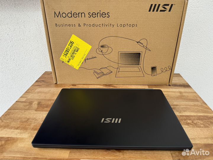 2024 MSi Modern 14 12 ядер i5 12Gen 8Gb SSD 512Gb