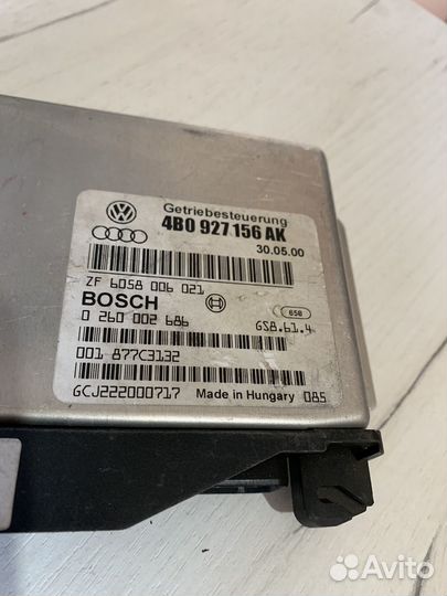 Блок управления АКПП 4B0927156AK
