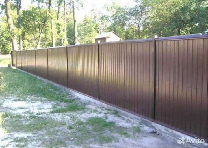 Установка заборов под ключ