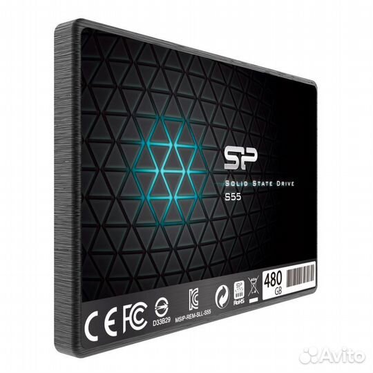 SSD накопитель silicon power Slim S55 SP480gbss3S5