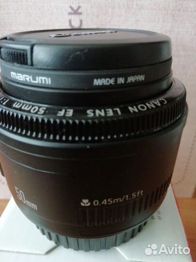 Объектив Canon ef 50mm f 1 8 ii