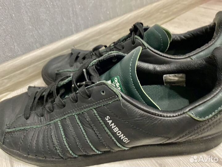 Adidas мужские кроссовки кожаные