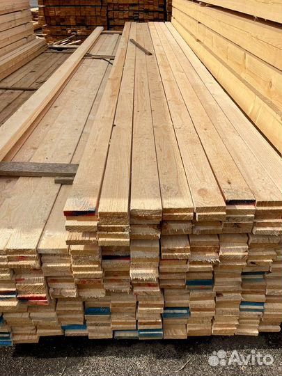 Доска обрезная 25х100х6000мм с доставкой