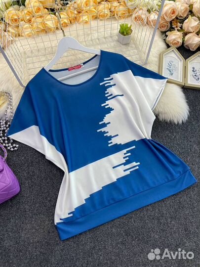 Блузка 48 50 52 54 3 цвета