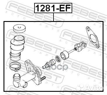 Цилиндр сцепления главный hyundai sonata (EF)